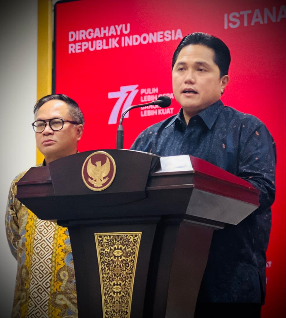 Menteri BUMN Erick Thohir