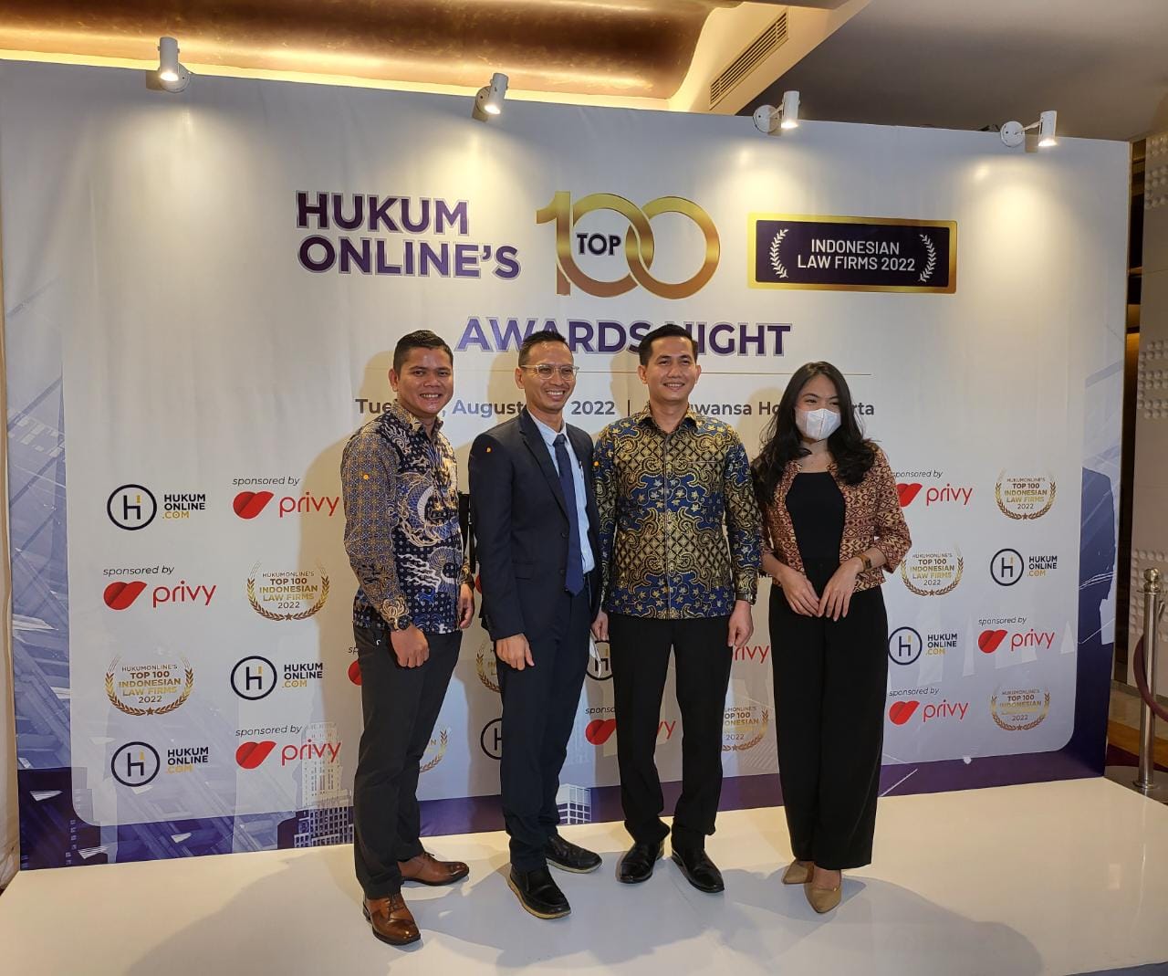 Kantor Hukum Warda Larosa & Partners Menduduki Rangking Ke-31 Terbaik