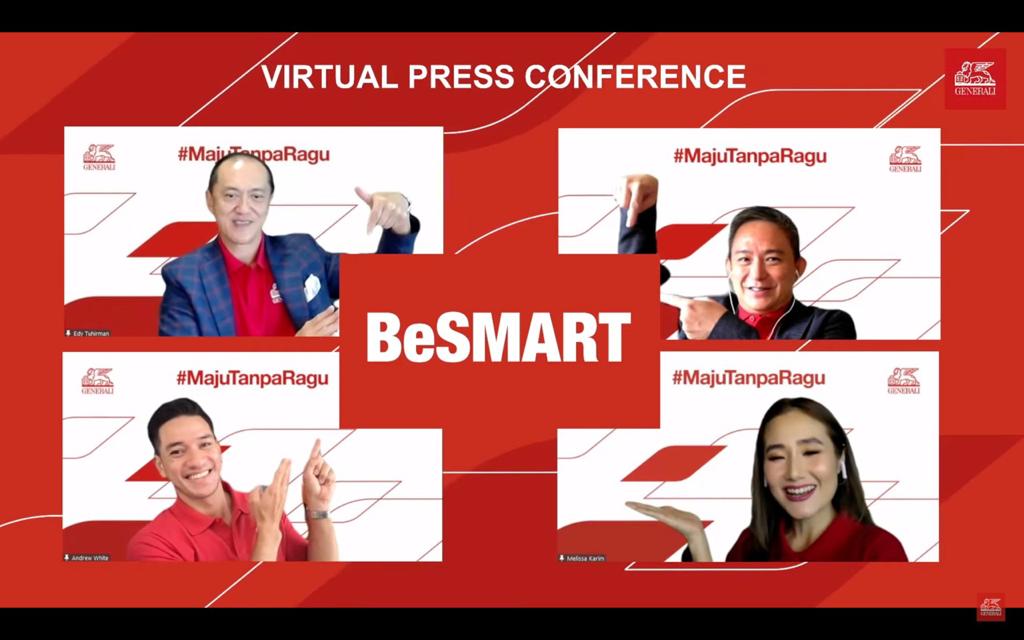 Acara peluncuran program baru  Generali secara daring. 