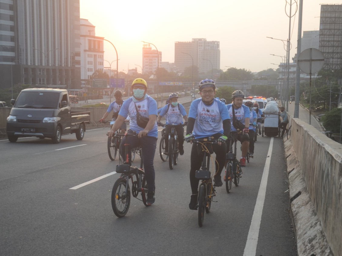 Acara ini diprakarsai dan diikuti oleh lebih dari 150 tenaga kesehatan dan didukung juga oleh Ikatan Dokter Indonesia (IDI) Jakarta Selatan.