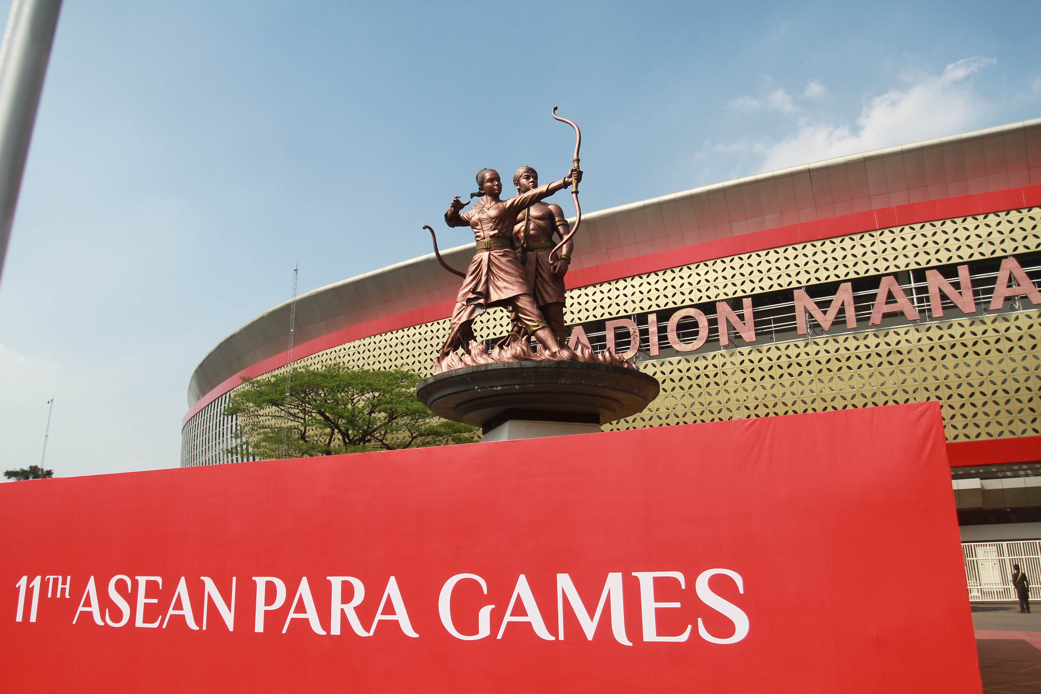Stadion Manahan menjadi salah satu arena yang dipakai di ASEAN Para Games 2022 di Surakarta, Jawa Tengah.