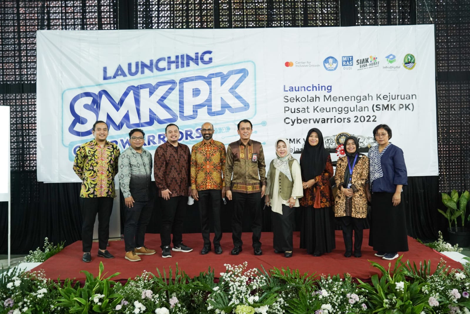 Acara Lanching Sekolah Menengah Kejuruan Pusat Keunggulan 2022 (SMK-PK) di Jakarta.