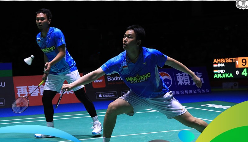 Ganda putra Hendra Setiawan dan Mohammad Ahsan