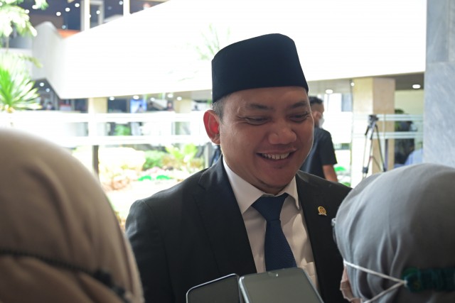 Anggota Komisi III DPR RI Taufik Basari saat ditemui usai sidang tahunan MPR di Gedung DPR RI, Senayan, Jakarta, Selasa (16/8).
