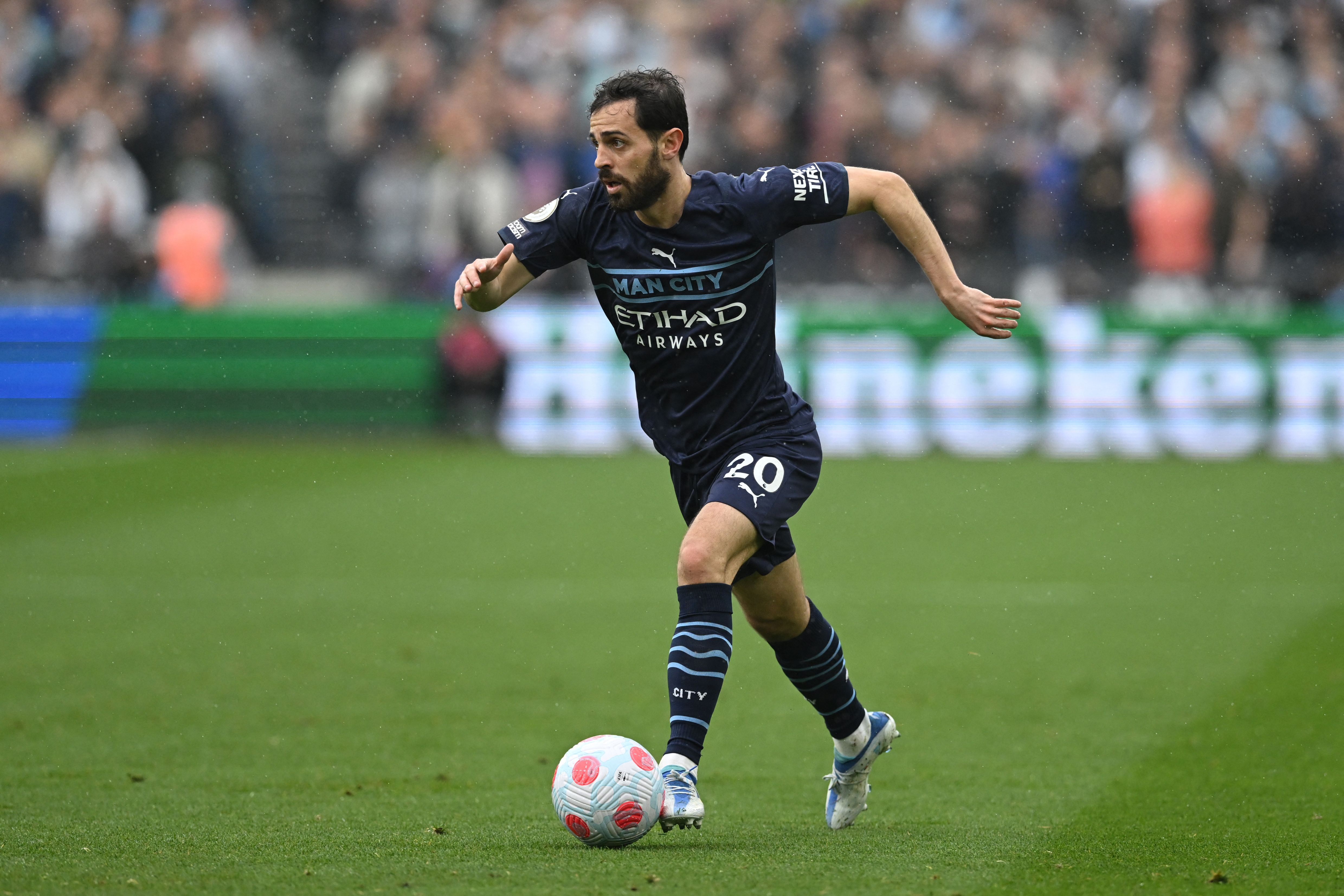 Gelandang Manchester City Bernardo Silva