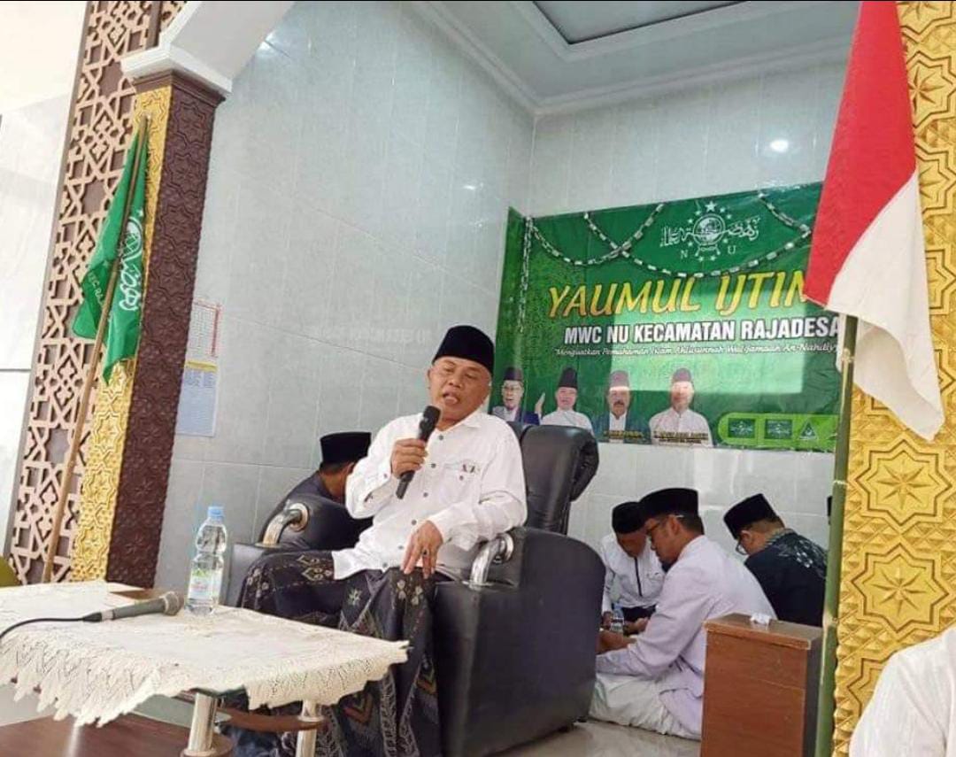 Pimpinan Ponpes Miftahul Ulum Bangunsirna sekaligus Ketua PCNU Kabupaten Ciamis, KH Arief Ismail Chowas