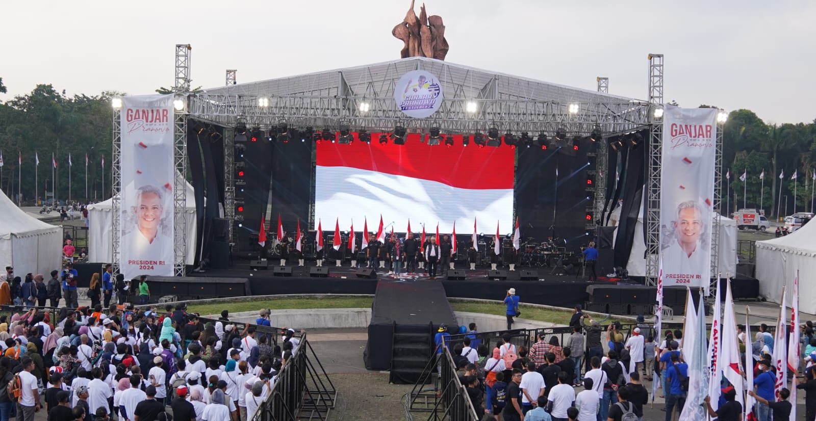 Bandung Bergelora dengan Adanya Ganjar Pranowo Festival Ke-2