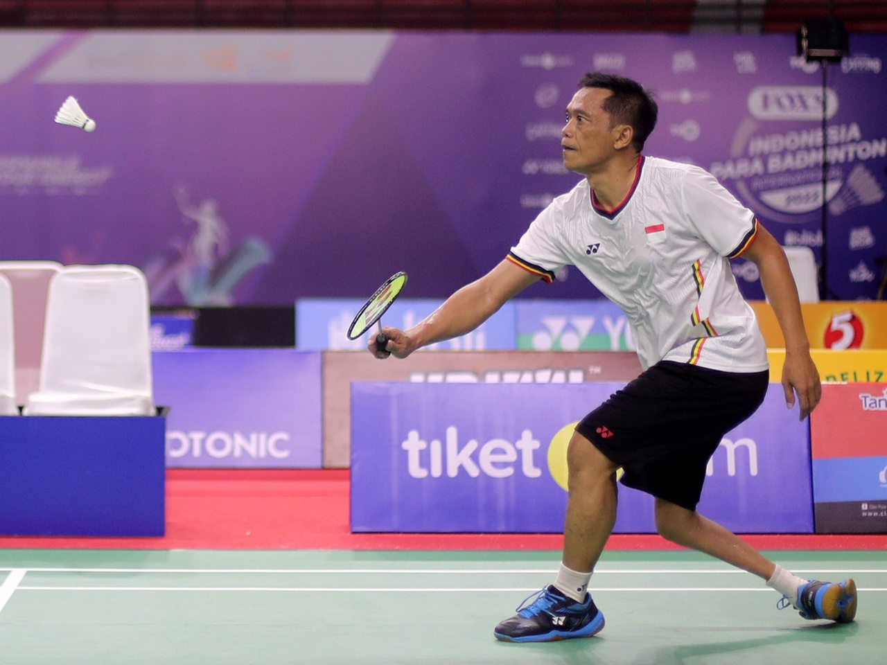 Pemain tunggal putra para badminton Indonesia Ukun Rukaendi
