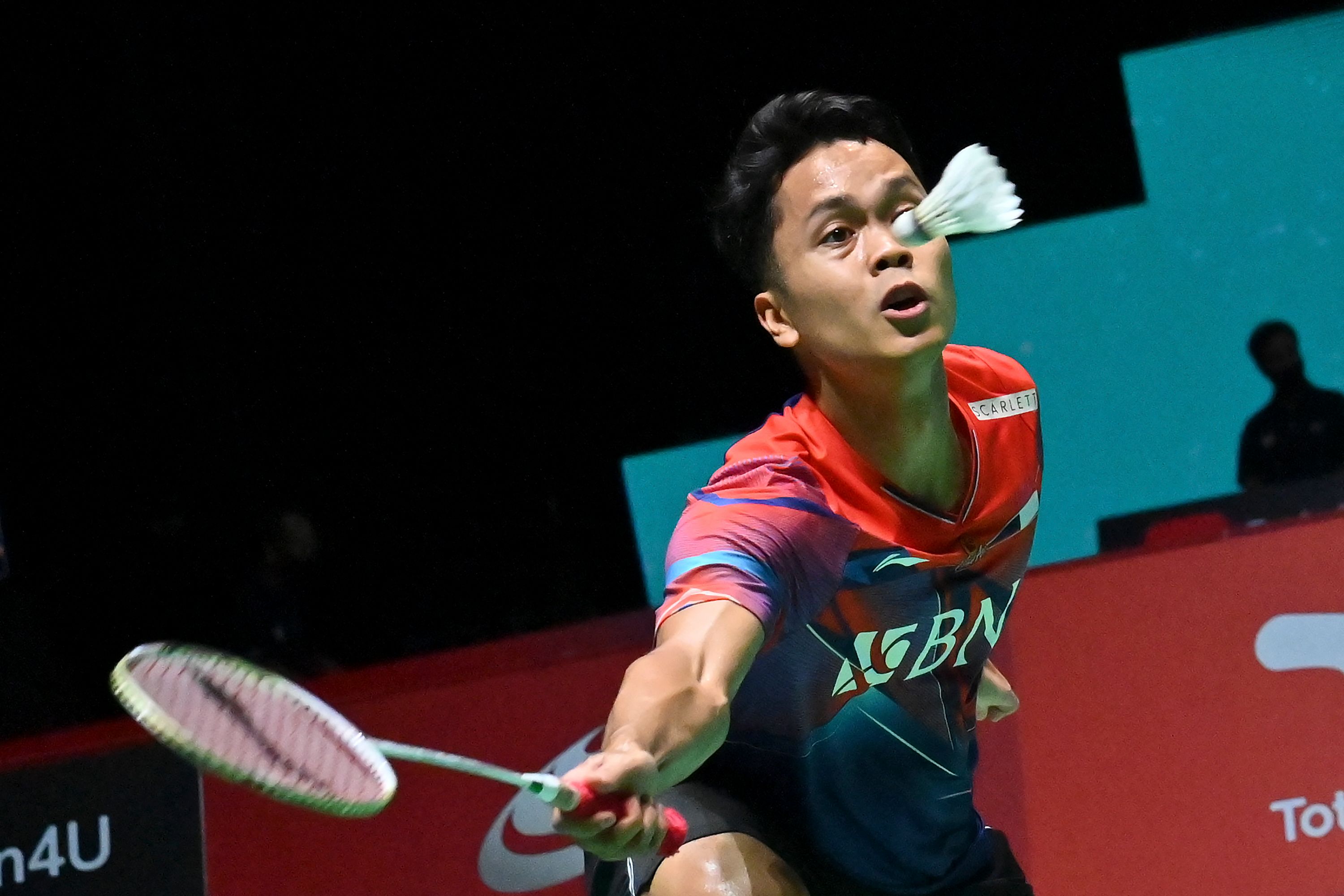 Tunggal putra Indonesia Anthony Sinisuka Ginting