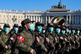  Ilustrasi militer Rusia.