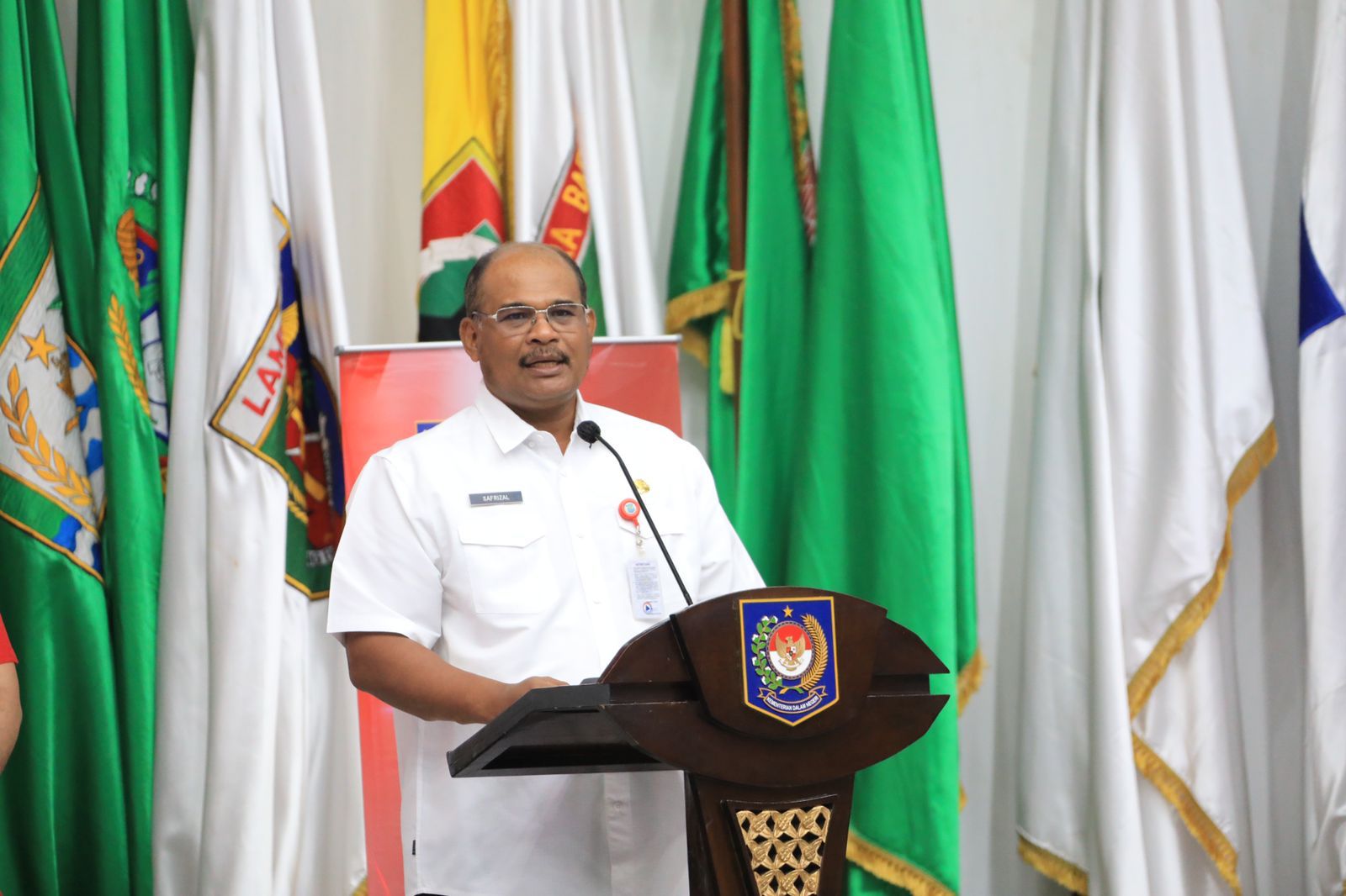 Dirjen Bina Administrasi Kewilayahan Kementerian Dalam Negeri (Kemendagri) Safrizal Z.