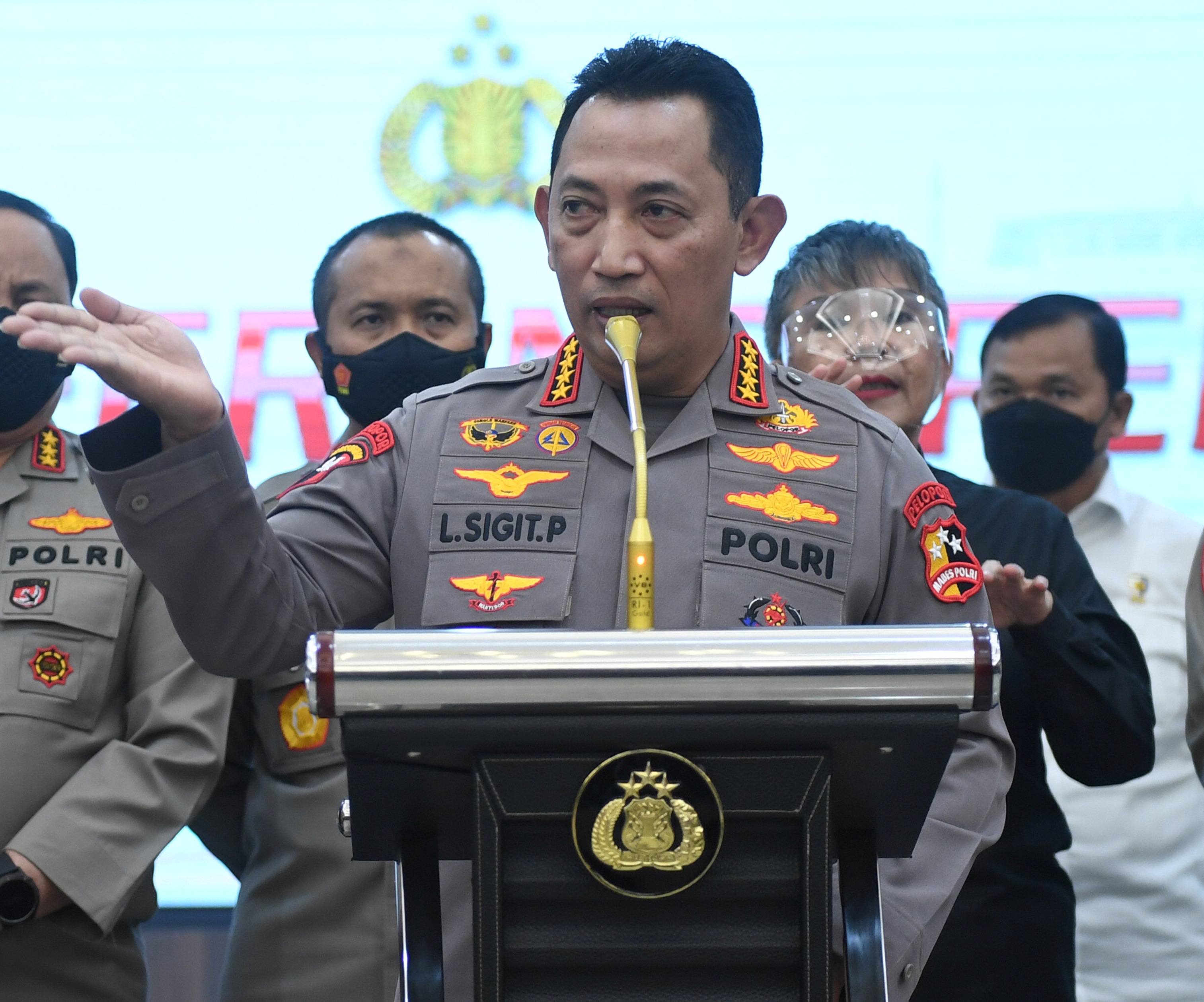 Kapolri Jenderal Pol Listyo Sigit Prabowo.