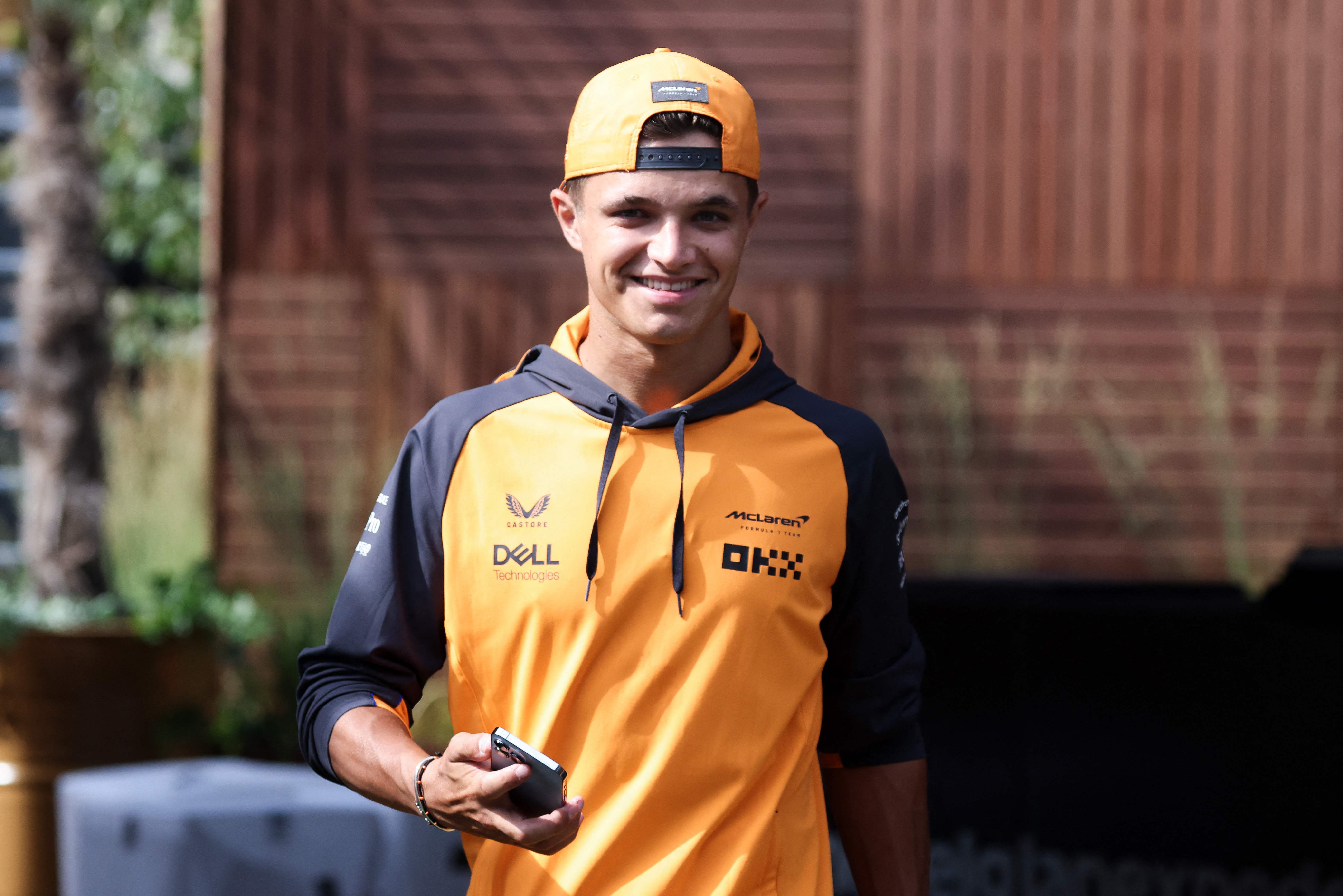 Pembalap McLaren Lando Norris