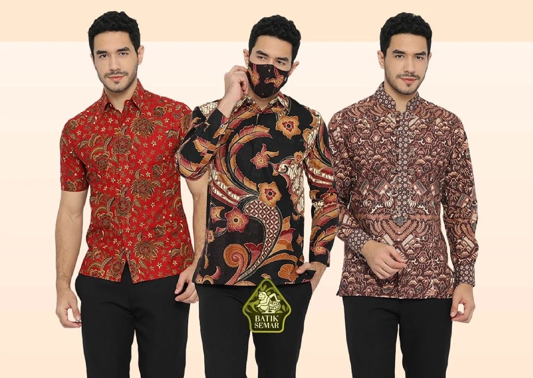 Koleksi busana pria dari Batik Semar.