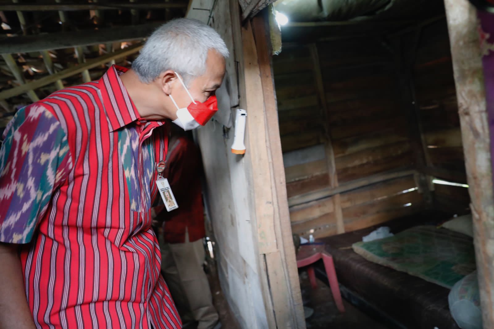 Gubernur Jateng Ganjar Pranowo saat blusukan di wilayahnya. 