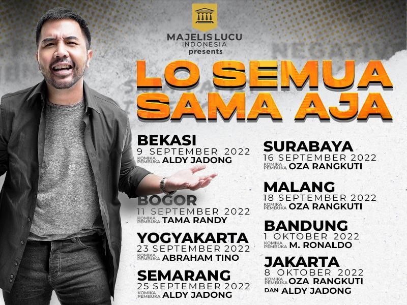 poster tur Stand Up Comedy 