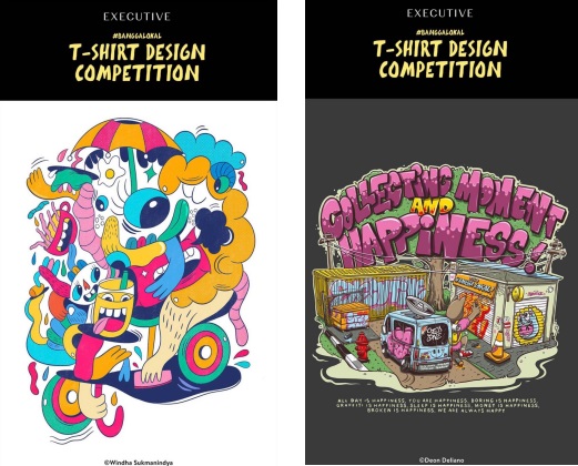 Pop Art dari Seniman Muda Indonesia Tampil di Produk Executive