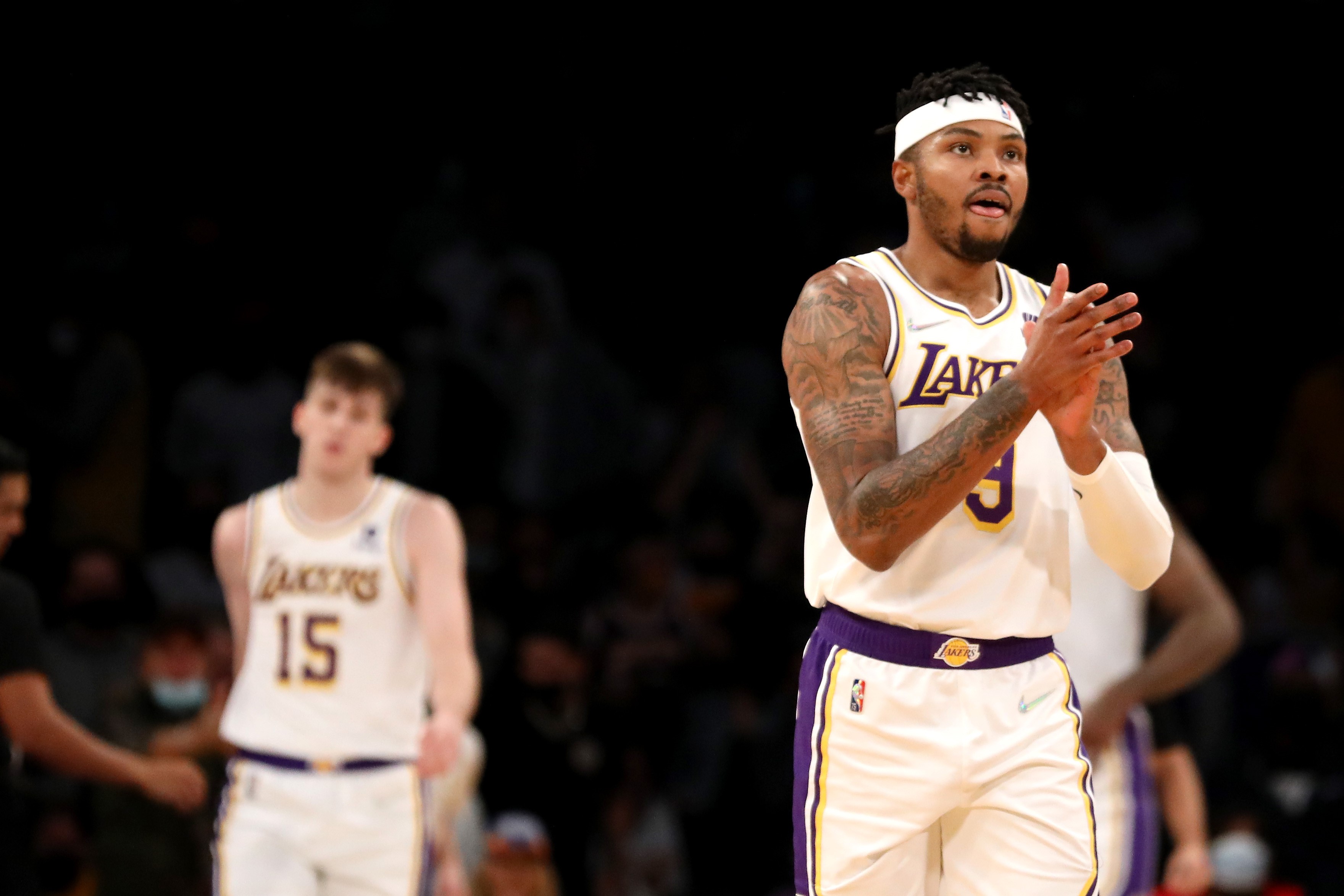 Kent Bazemore kala berseragam Los Angeles Lakers, musim lalu.