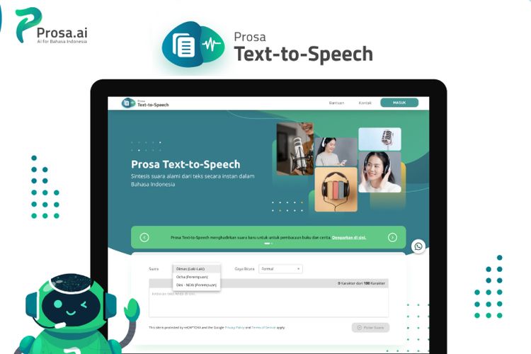 Salyns merupakan aplikasi berbasis speech to text di mana jika orang bicara akan otomatis disalin dalam bentuk teks.