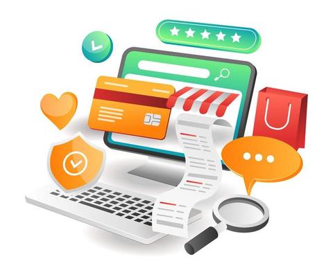 Ilustrasi e-commerce