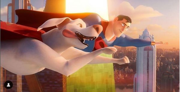 Cuplikan adegan dari film DC League of Super-Pets