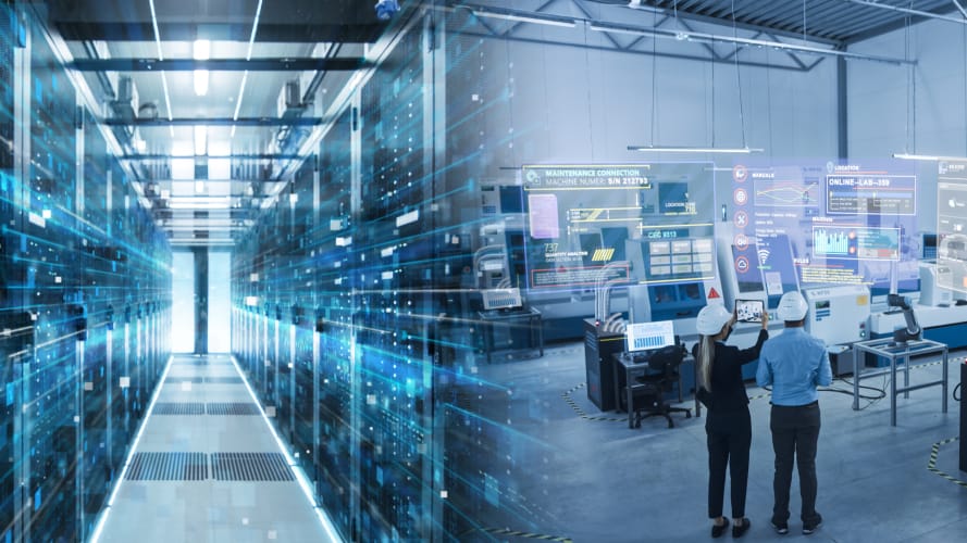 Ilustrasi smart factory