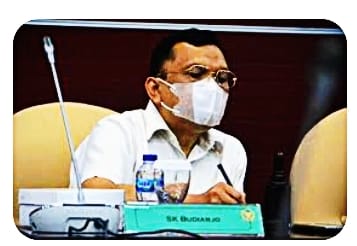  Ketua Forum Korban Mafia Tanah Indonesia (FKMTI), SK Budiardjo saat dengar pendapat di DPR-RI, awal Agustus 2022.