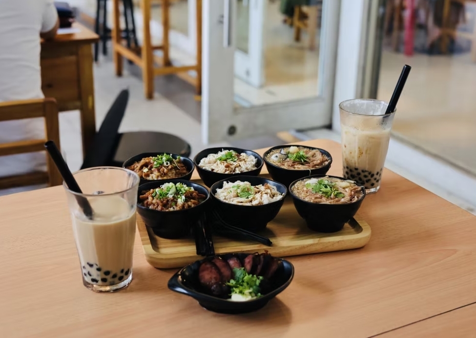 Ilustrasi kuliner Taiwan.