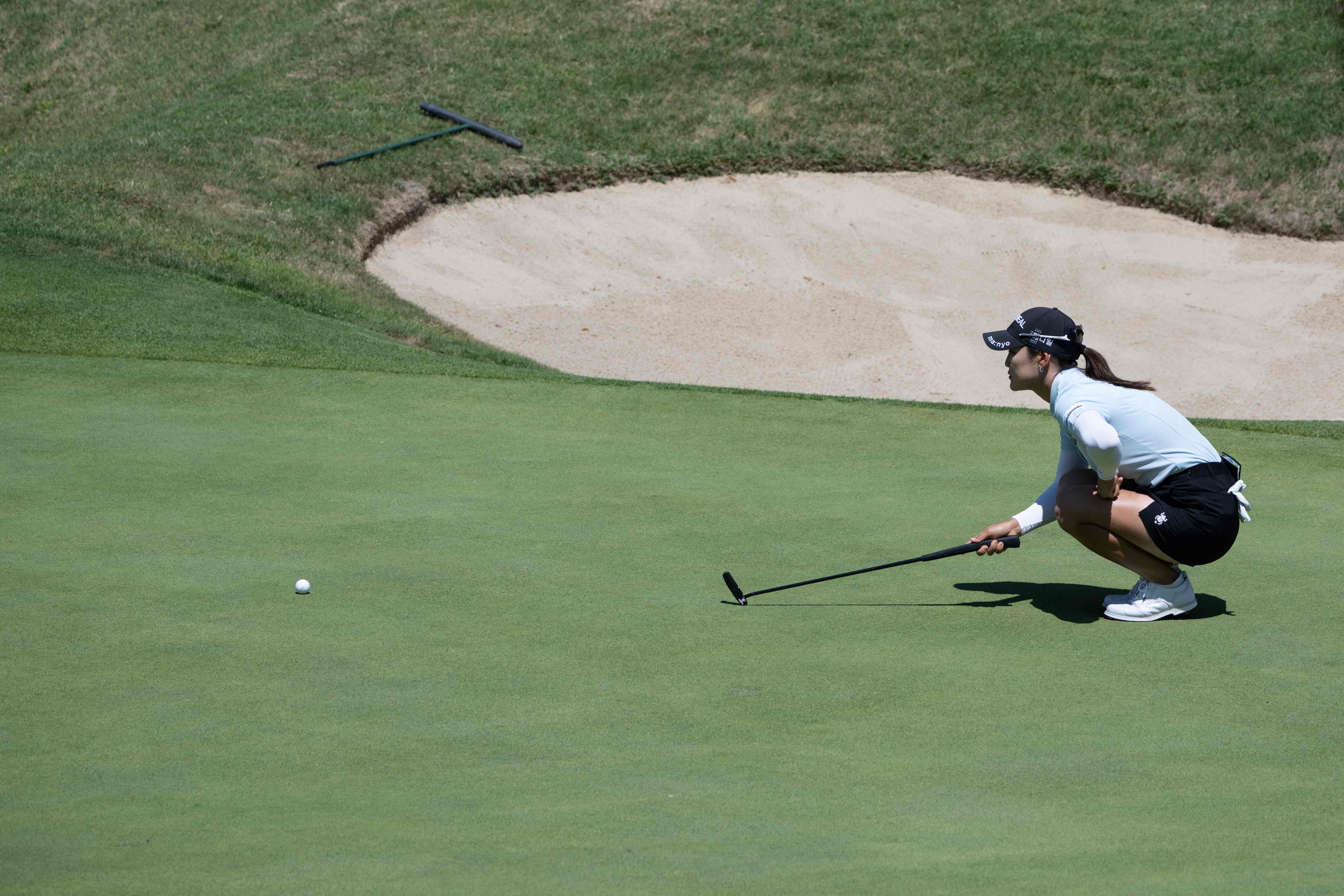 Pegolf dari Korea Selatan, So Yeon Ryu, saat berlaga di kompetisi internasional.