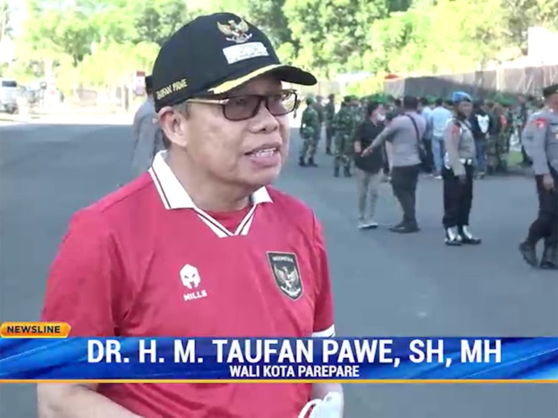 Wali Kota Parepare Taufan Pawe di acara Newsline MetroTV