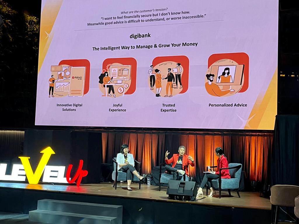 acara digibank 5 th anniversary ini, digibank by DBS di Jakarta, Selasa (23/8).