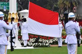 Ilustrasi: Pasukan Paskibraka bersiap mengibarkan Bendera Merah Putih dalam upacara peringatan HUT RI di Istana Negara pada 2020.  