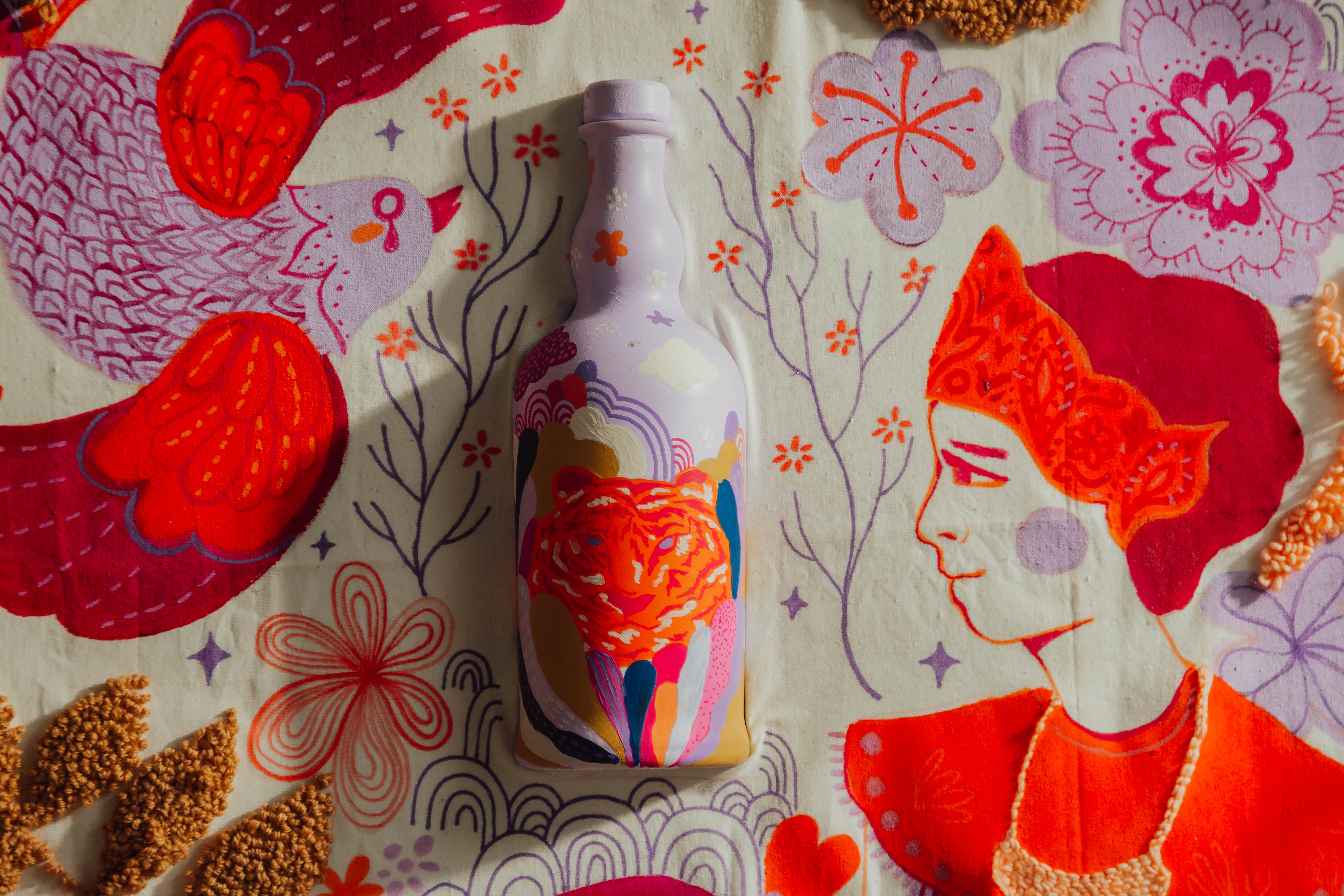 Karya kolaborasi The Balvenie dengan Diela Maharanie dalam program The Makers Project