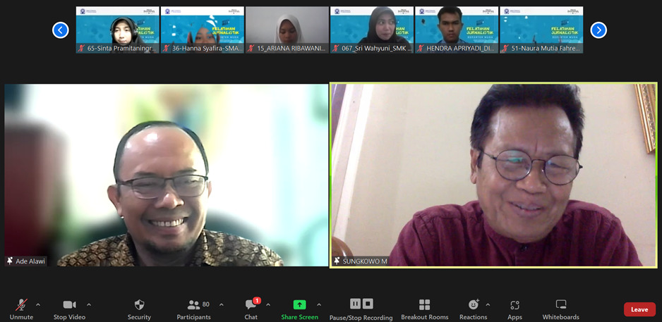 Kelas Reporter Muda kali ini merupakan kali kedua setelah perdana diadakan di 2021.