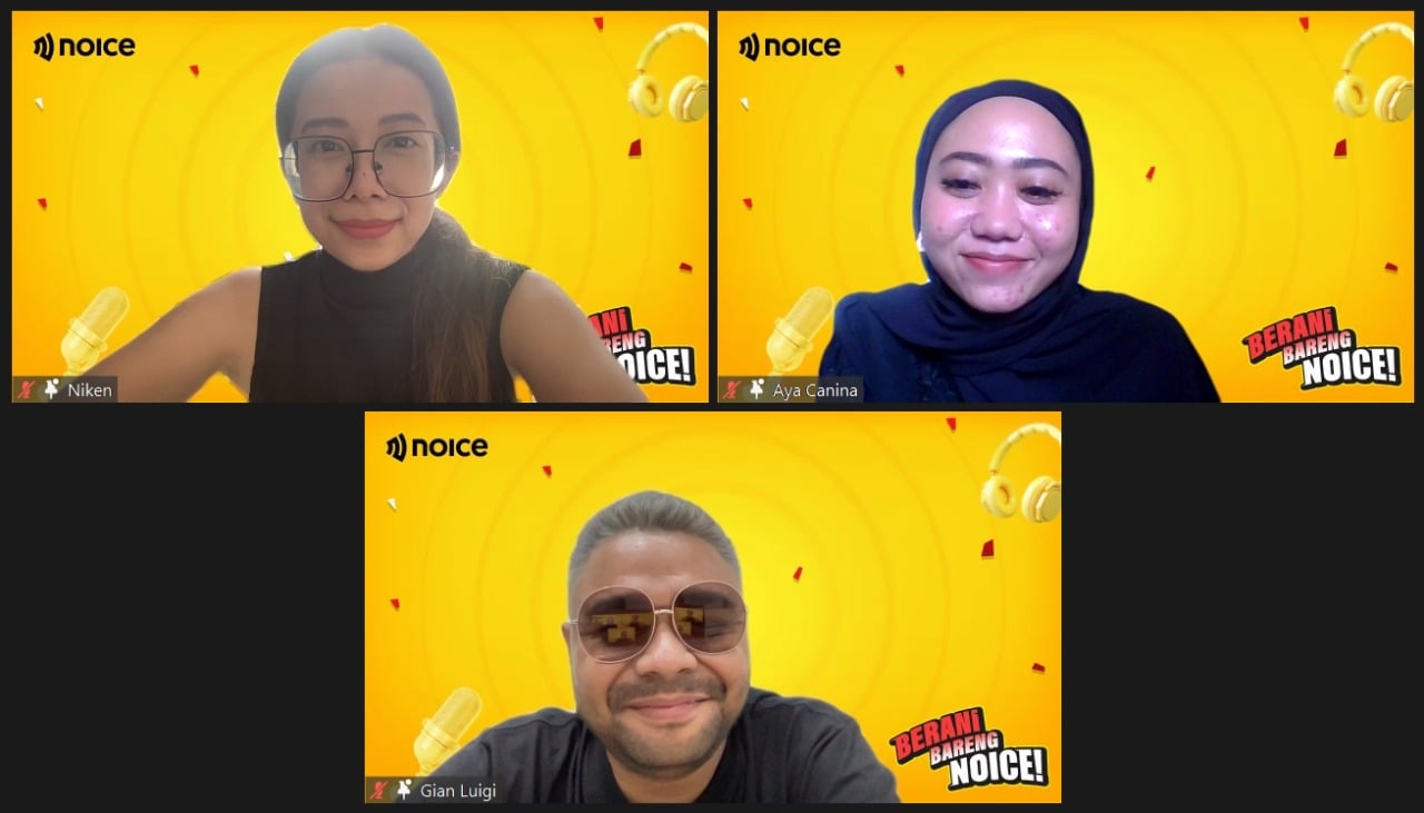 Pemaparan tentang kampanye Berani Bareng Noice.