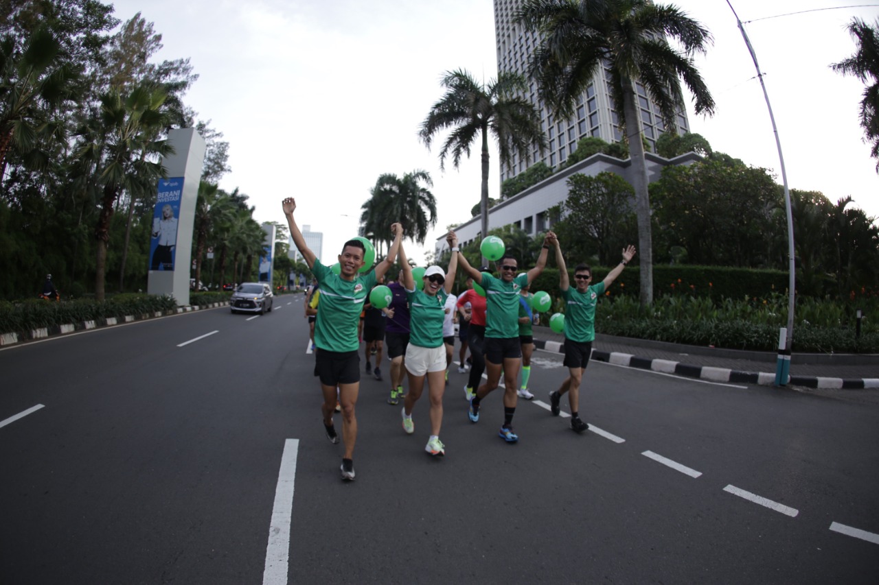 Kegiatan Road to MILO ACTIV Indonesia Race (MAIR) 2022 bersama para pacer Fun Run 6,2K yang diikuti sekitar 500 peserta dari 20 komunitas. 