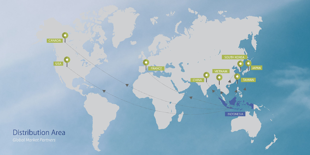 Selain ke Jepang, produk Ambico sudah mulai masuk ke Amerika Serikat, Korea, Italia, dan negara-­negara lainnya di Eropa.