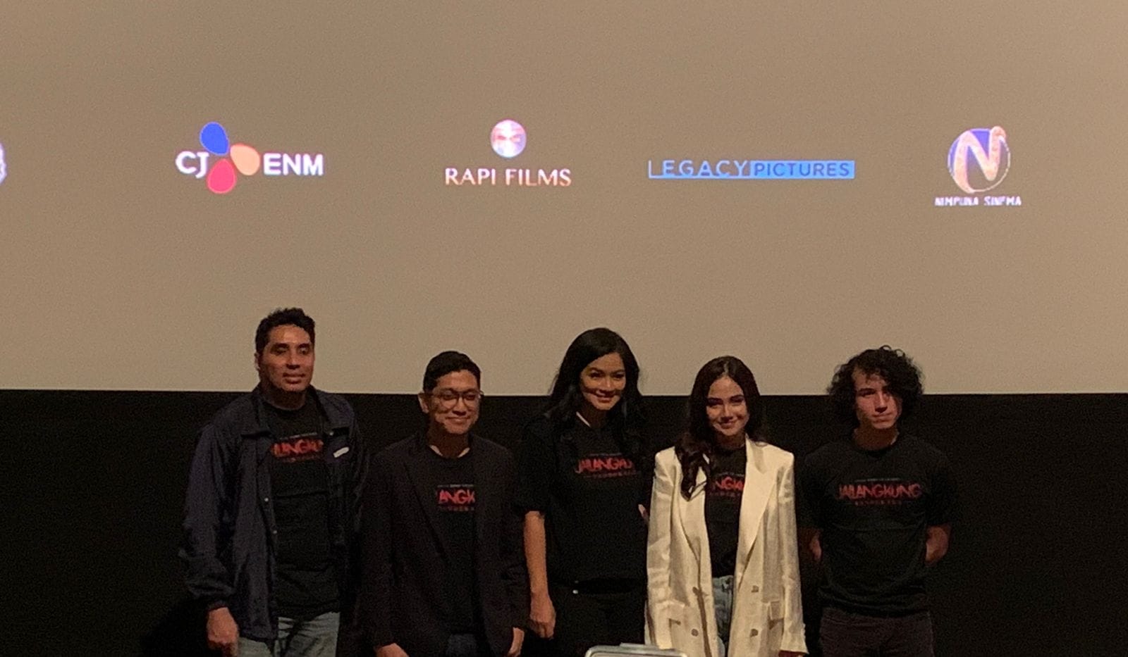 Jumpa pers peluncuran trailer Jailangkung: Sandekala, di Jakarta, Senin (15/8).