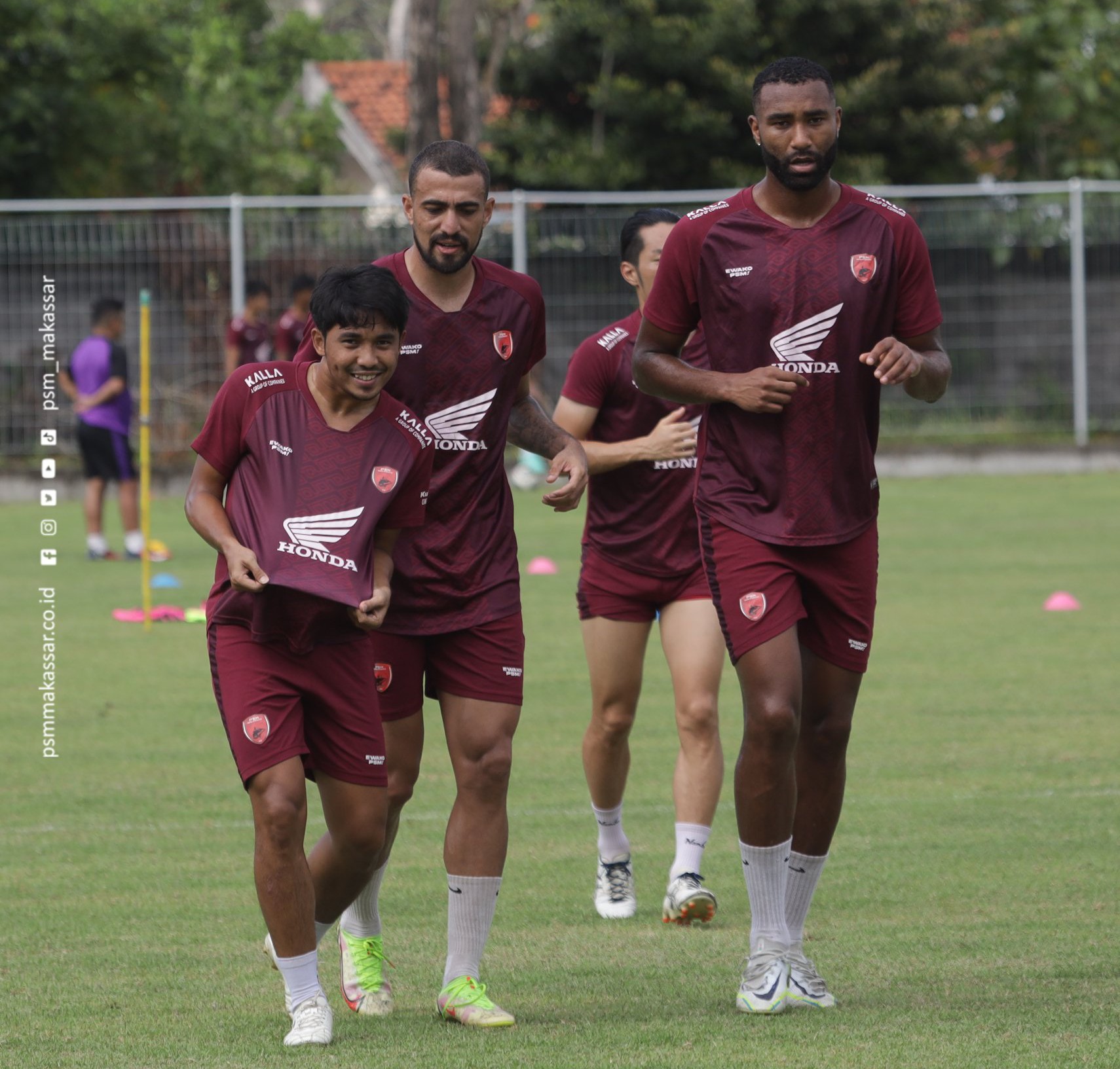 Skuad PSM Makassar tengah berlatih