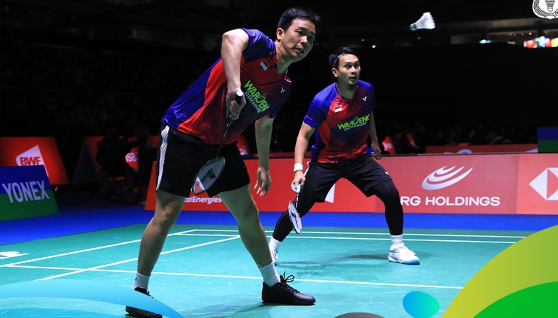 Ganda putra Indonesia Hendra Setiawan/Mohammad Ahsan.
