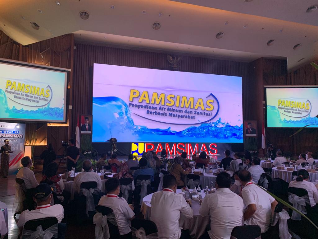 Kementerian PUPR menggelar acara pertemuan Wrap Up Program Pamsimas 2008-2022 di Jakarta.  