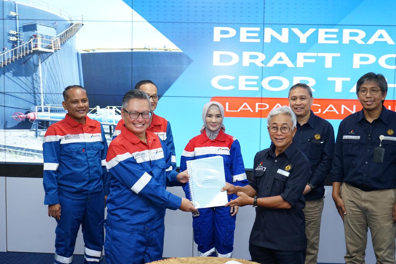 Penyerahan Draf Rencana Penerapan CEOR Tahap 1 Lapangan Minas 