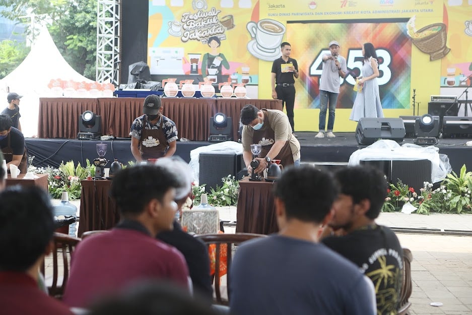 Barista dan Kuliner (Bakul) Festival Jakarta 2022, yang diselenggarakan di Plataran Mall Artha Gading, Jakarta Utara.