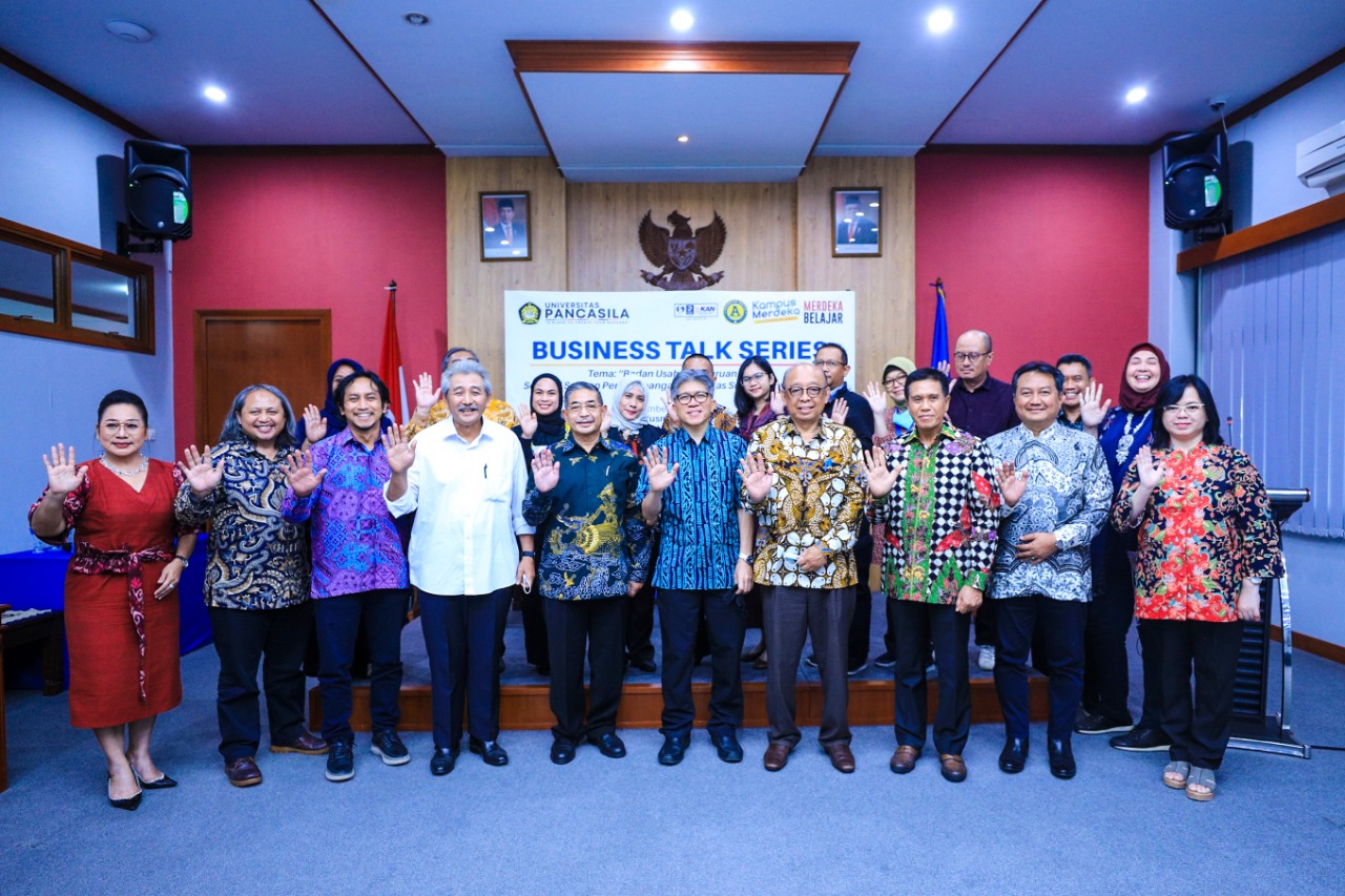 Penandatanganan kerja sama antara Universitas Pancasila dan PT LABI ITB.