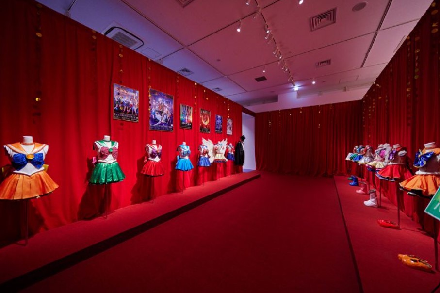 Tampilan pameran spesial dalam museum Pretty Guardian Sailor Moon di Roppongi Museum Tokyo, Jepang.