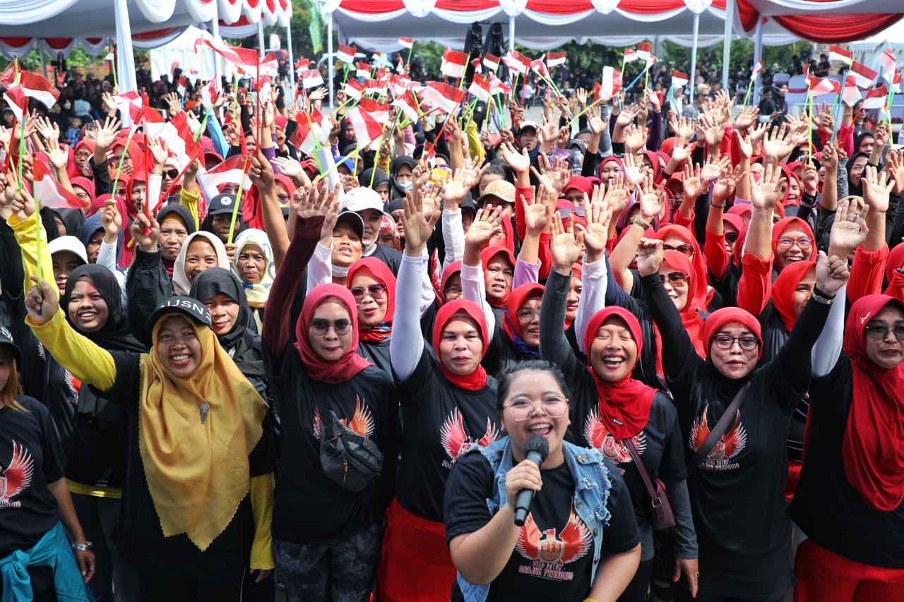 5000-an Warga Bekasi Deklarasikan Ganjar sebagai Presiden 2024