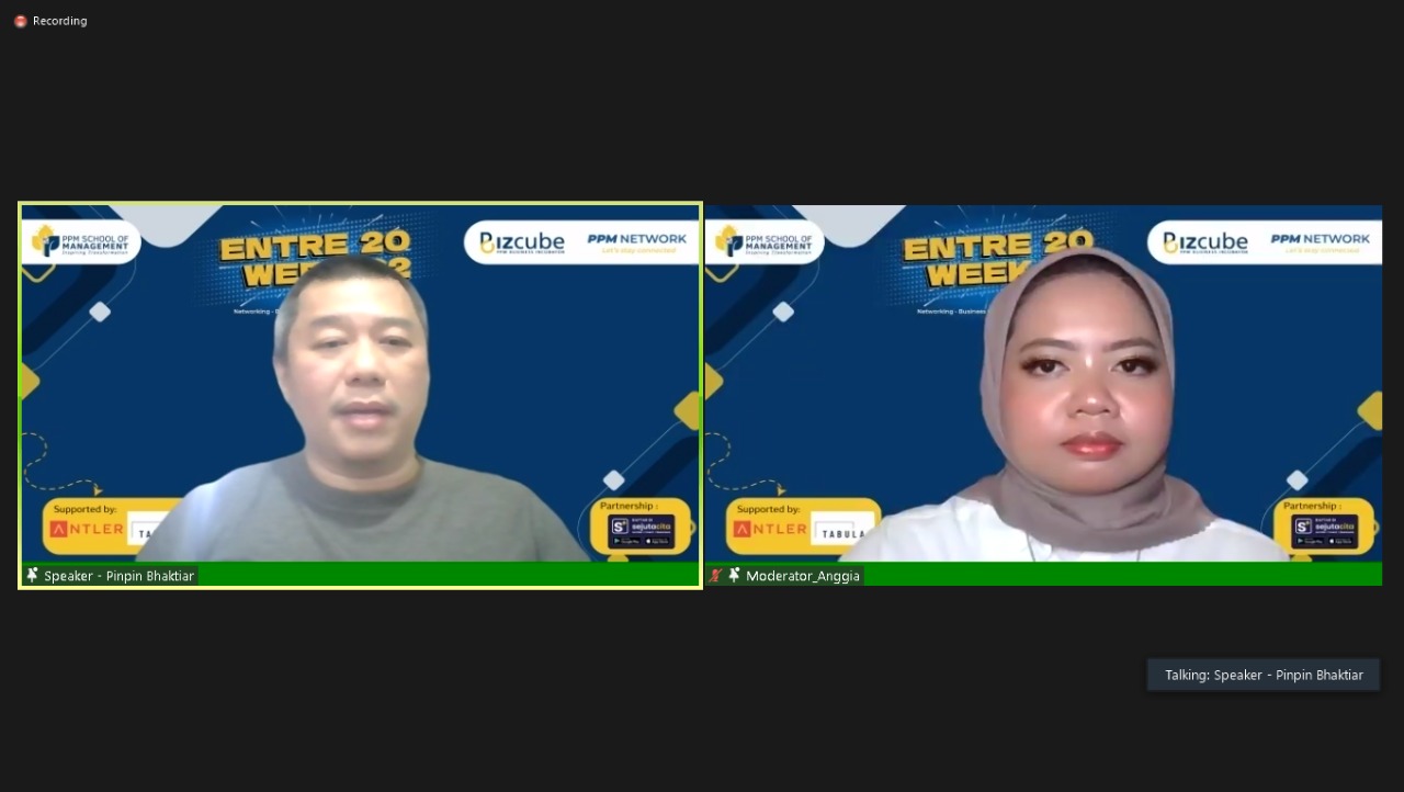 Pembicara yang mengisi Acara EntreWeek 2022.
