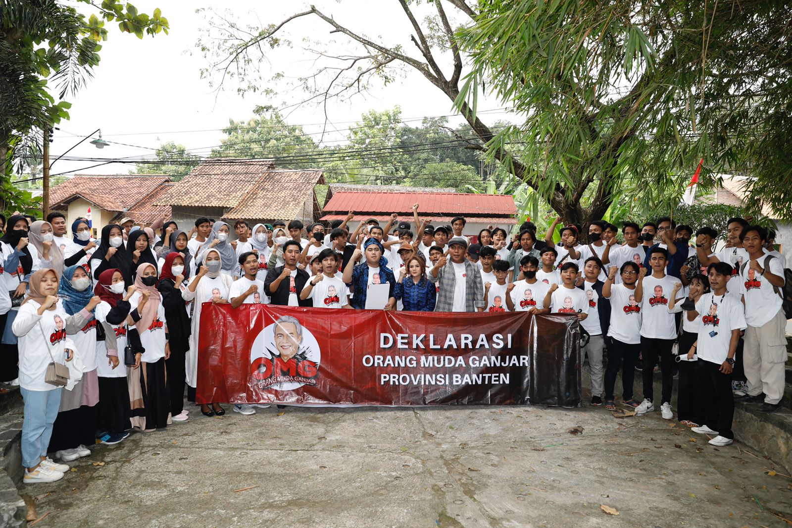 Orang Muda Ganjar (OMG) Banten didekrasikan siap menyukseskan Ganjar Pranowo Presiden 2024.