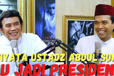 Rhoma Irama dan Ustaz Abdul Somad.