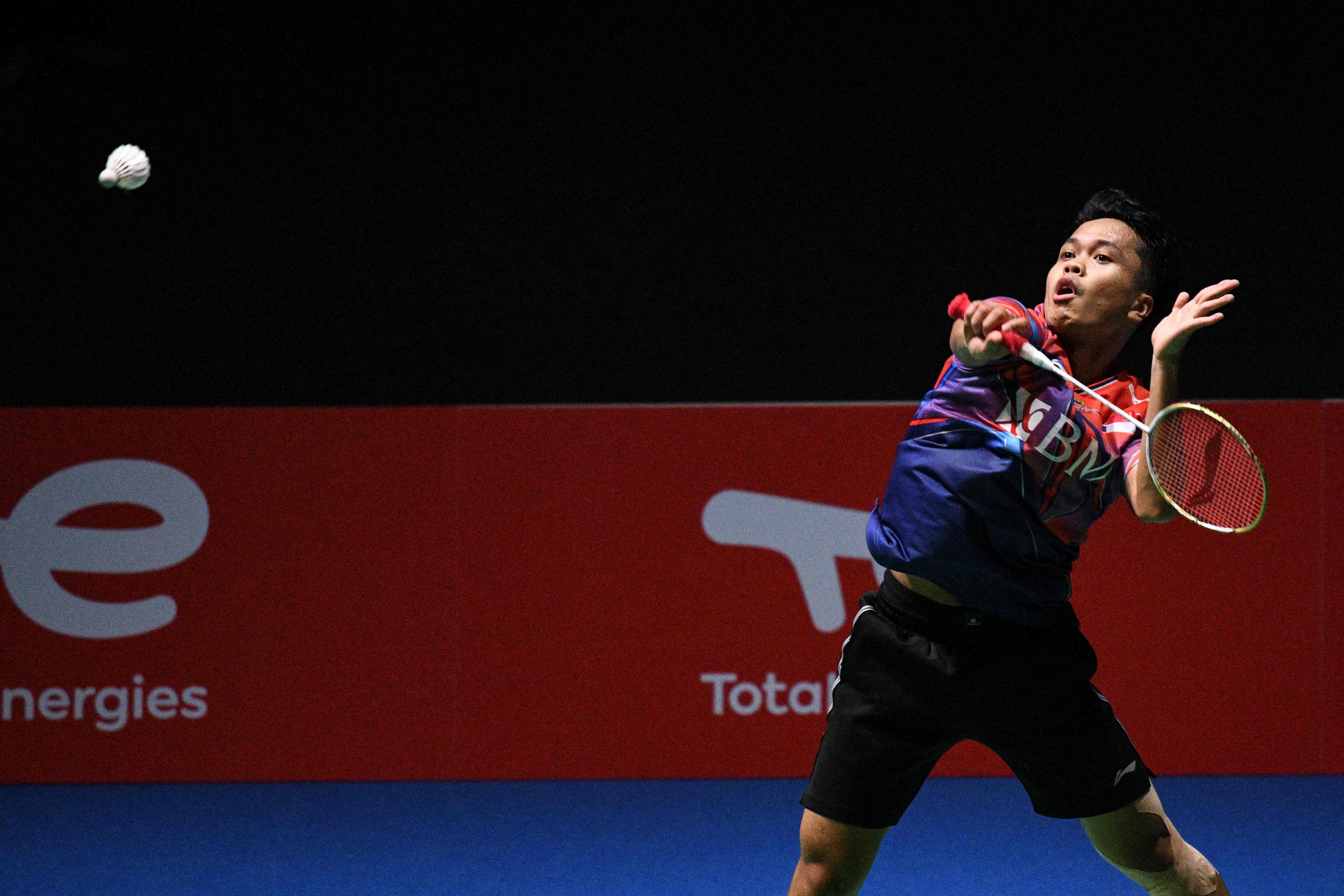 Pemain tunggal putra andalan Indonesia Anthony Sinisuka Ginting